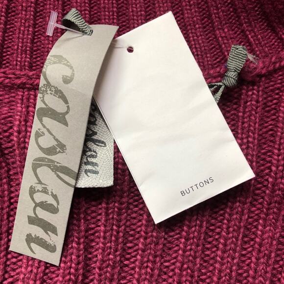 NWT Nordstrom Caslon plum button up cardigan S - Picture 8 of 11